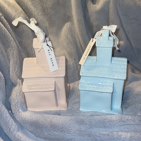 Rae Dunn Wedding Birdhouse Set “Bride/Groom Side” - Picture 4 of 6